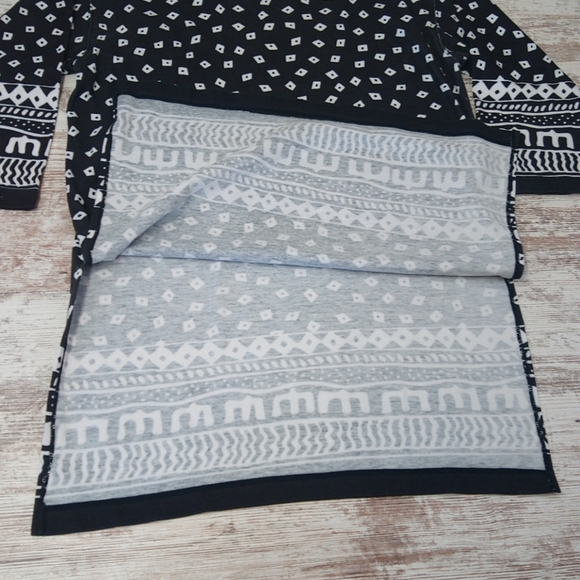 Vintage Boho Patterned Tunic Blouse Top - Picture 8 of 10